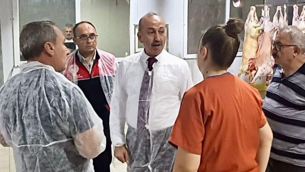 İl Müdürü Düzgün'den Et Entegre Tesisine Ziyaret