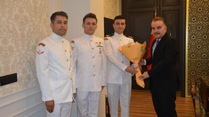 Kaymakam Odabaş, Edremit Sahil Güvenlik Karakol Komutanlığı personelini ağırladı