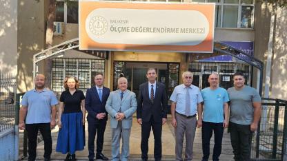 Ölçme, Değerlendirme ve Sınav Hizmetleri Genel Müdürü Dr. Erdal Kılınç Balıkesir'de