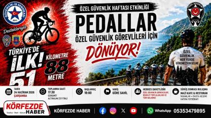Özel Güvenlik Görevlileri İçin Pedal Çevirecekler