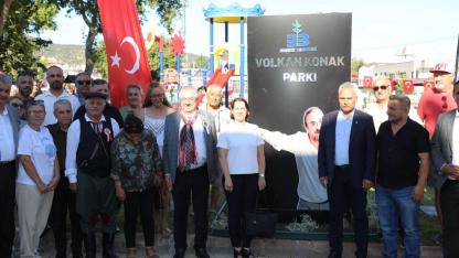 Volkan Konak’ın adı Edremit’te yaşatılıyor