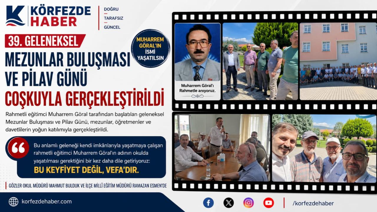 39. Geleneksel Mezunlar Buluşması ve Pilav Günü coşkuyla gerçekleştirildi