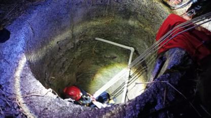 Altıeylül'de kuyuya düşen yavru kedi kurtarıldı