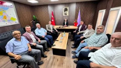 Bandırmalı esanf dünyasından Başkan Rıza Tekin’e Ziyaret