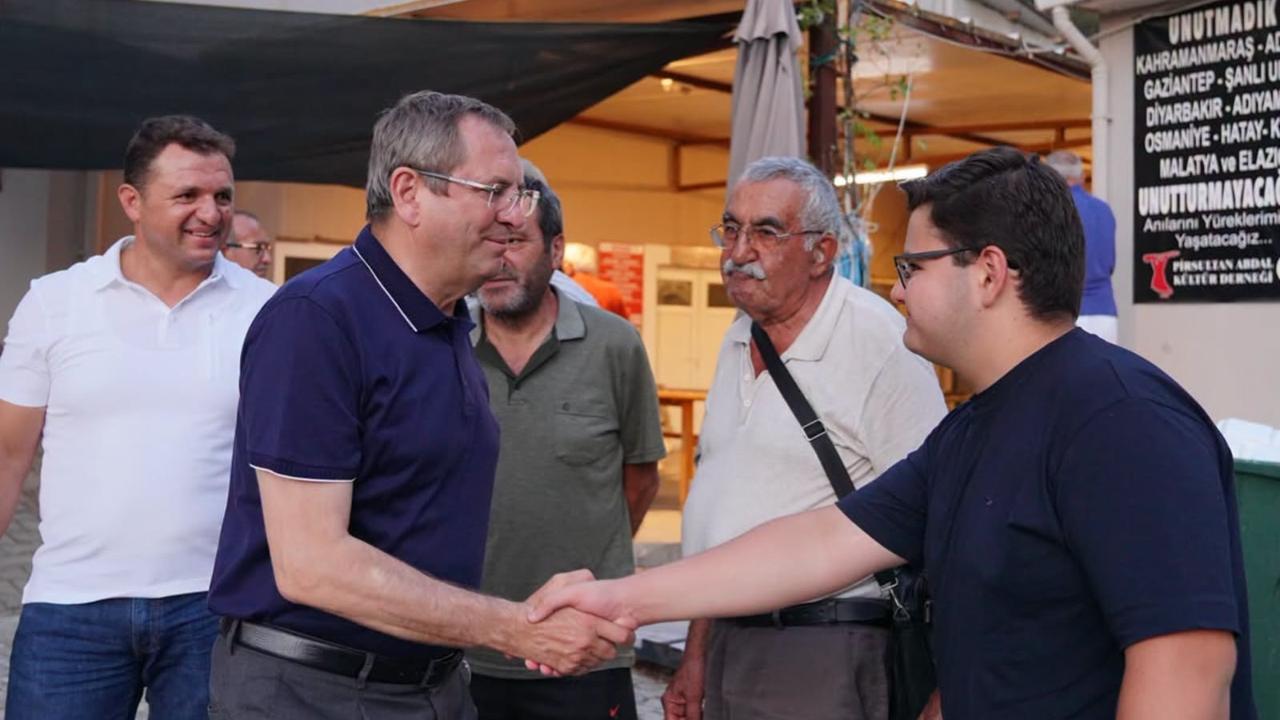 Başkan Ergin, Pir Sultan Abdal Derneği’nin hayır yemeğine katıldı