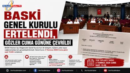 BASKİ Genel Kurulu ertelendi, gözler cuma gününe çevrildi