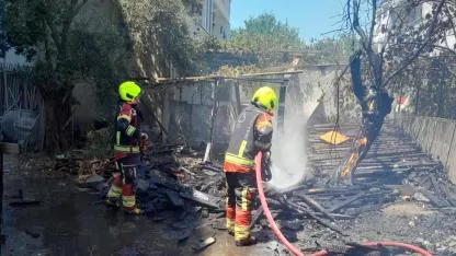 Edremit’te arazi yangını