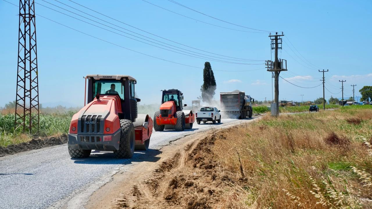 Gömeç sahil yolunda konforlu ulaşım dönemi başladı