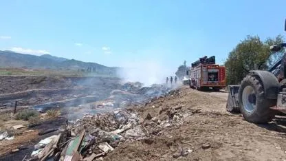 Havran’da Çöplük Yangını Söndürüldü