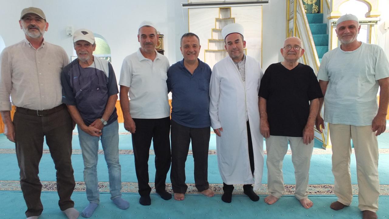 Ören Cami'nin en yaşlı cemaati oldu