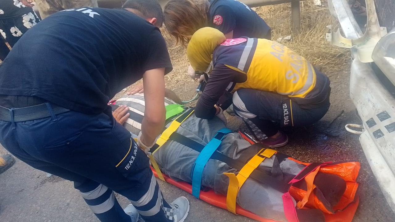 Susurluk’ta iki araç çarpıştı: 1 yaralı