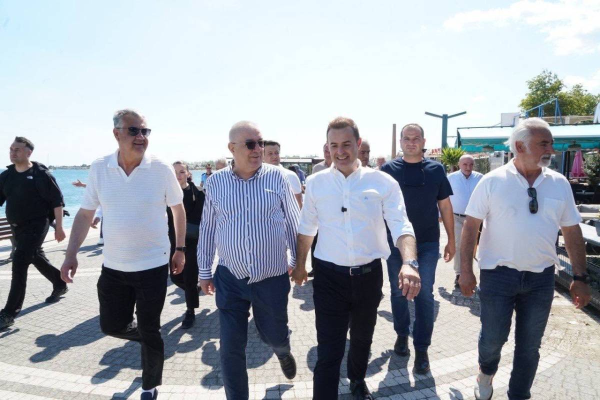 Başkan Akın ve Başkan Ertaş omuz omuza
