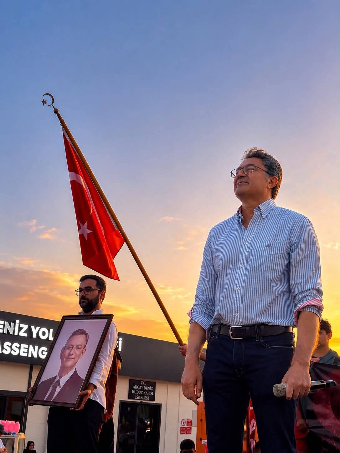 Akçay'da Demokrasi Yürüyüşü