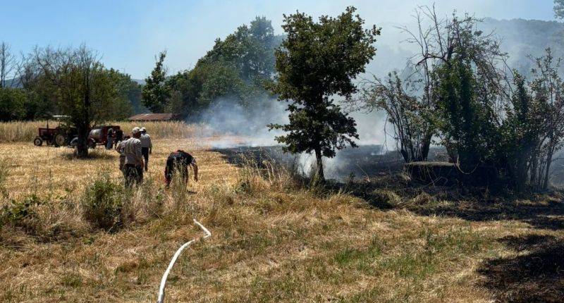 Balıkesir'de İki Ayrı Arazi Yangınına Müdahale