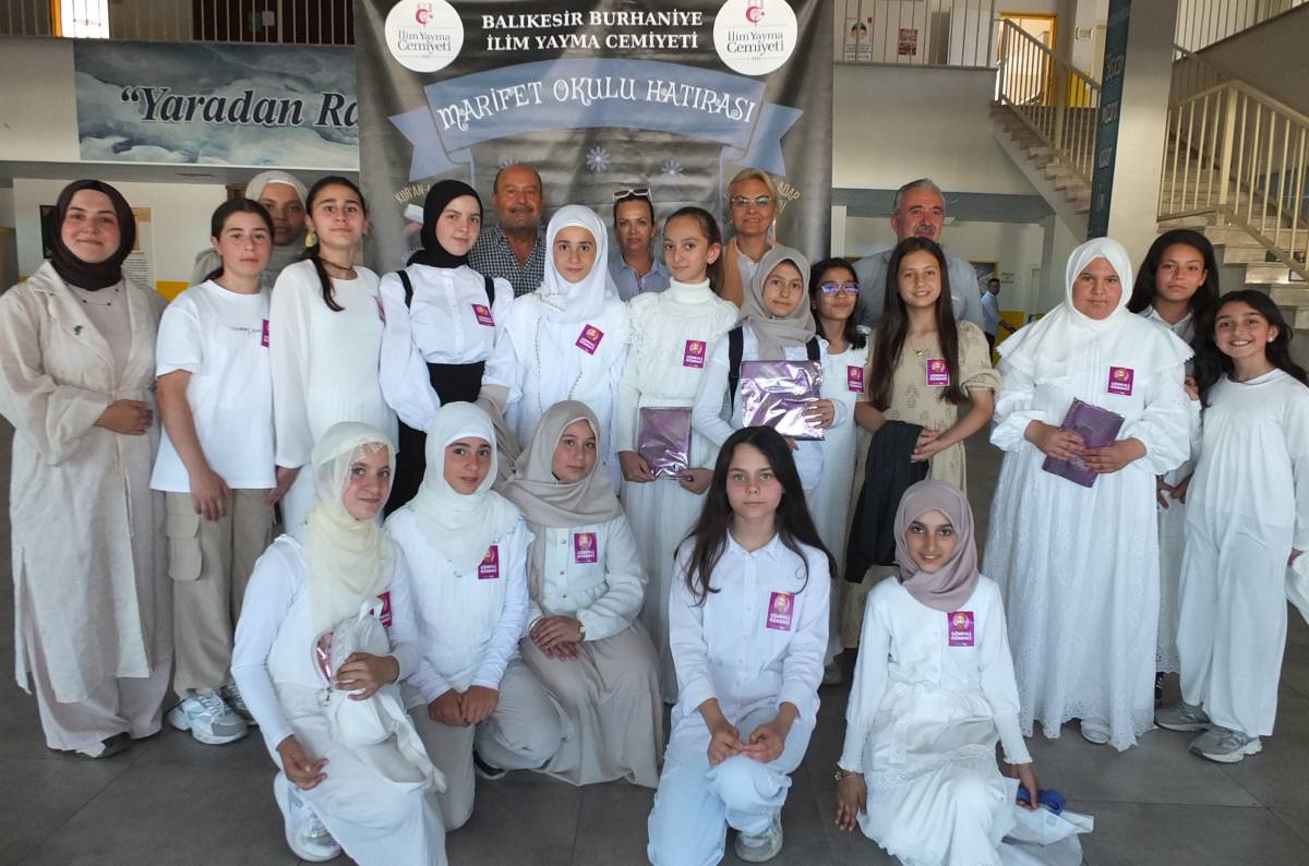 Burhaniye’de Marifet Okulu kapanış töreni düzenlendi