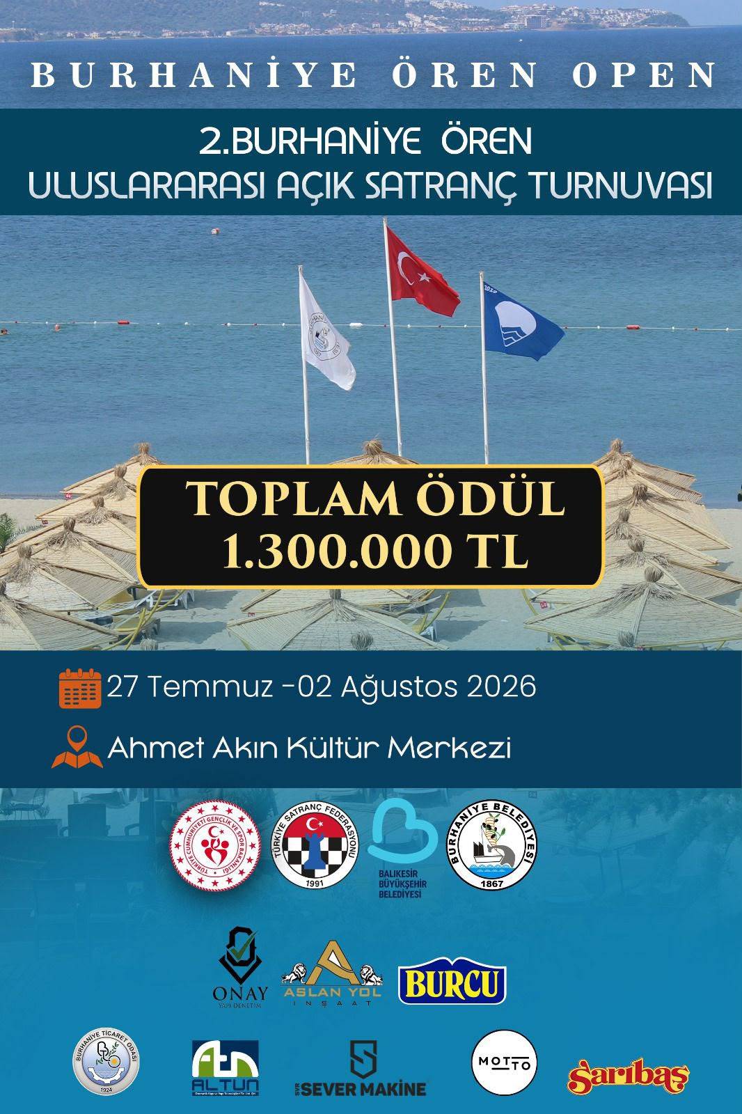 Burhaniye Belediyesi, Uluslararası Turnuvaya Yeniden Ev Sahipliği Yapacak