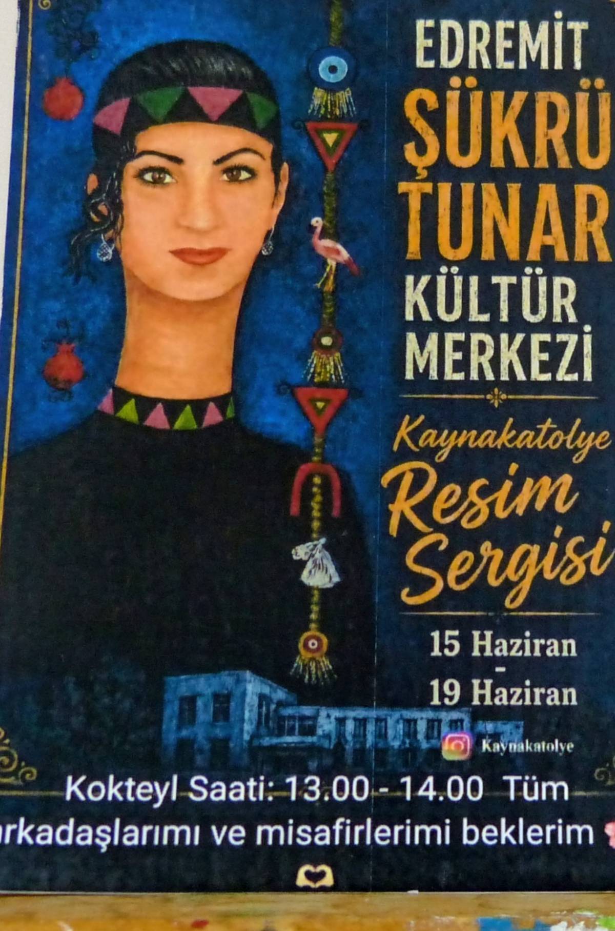 Şükrü Tunar Kültür Merkezi'nde Göz Kamaştıran Resim Sergisi