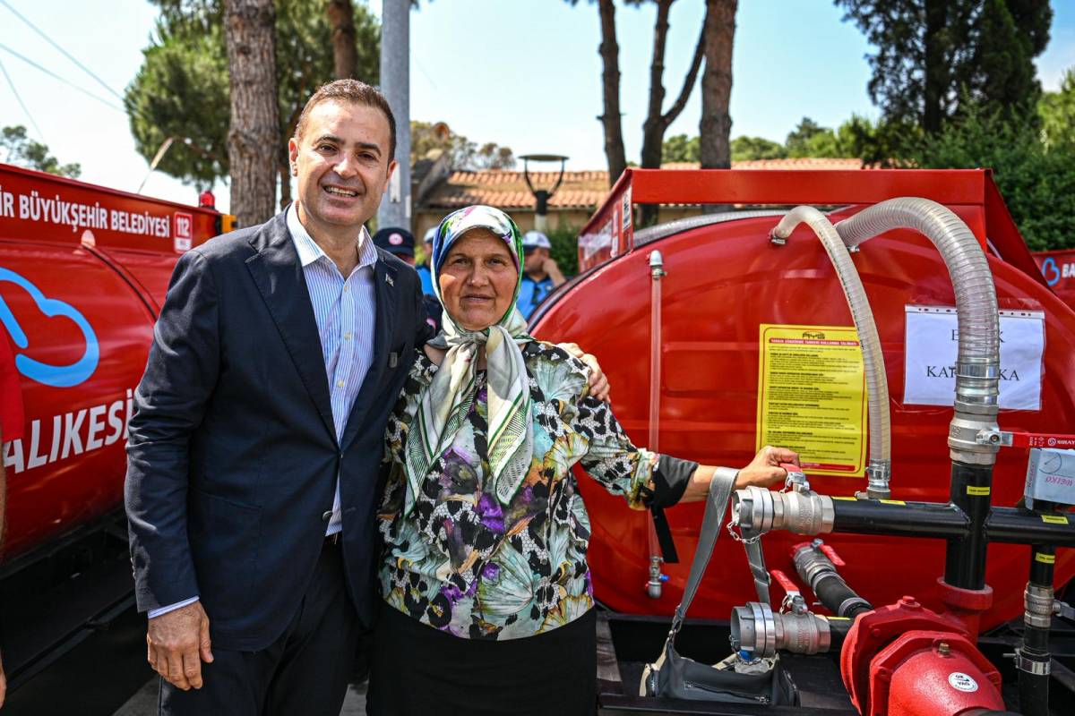 Büyükşehir’den kırsala 50 yeni yangın tankeri