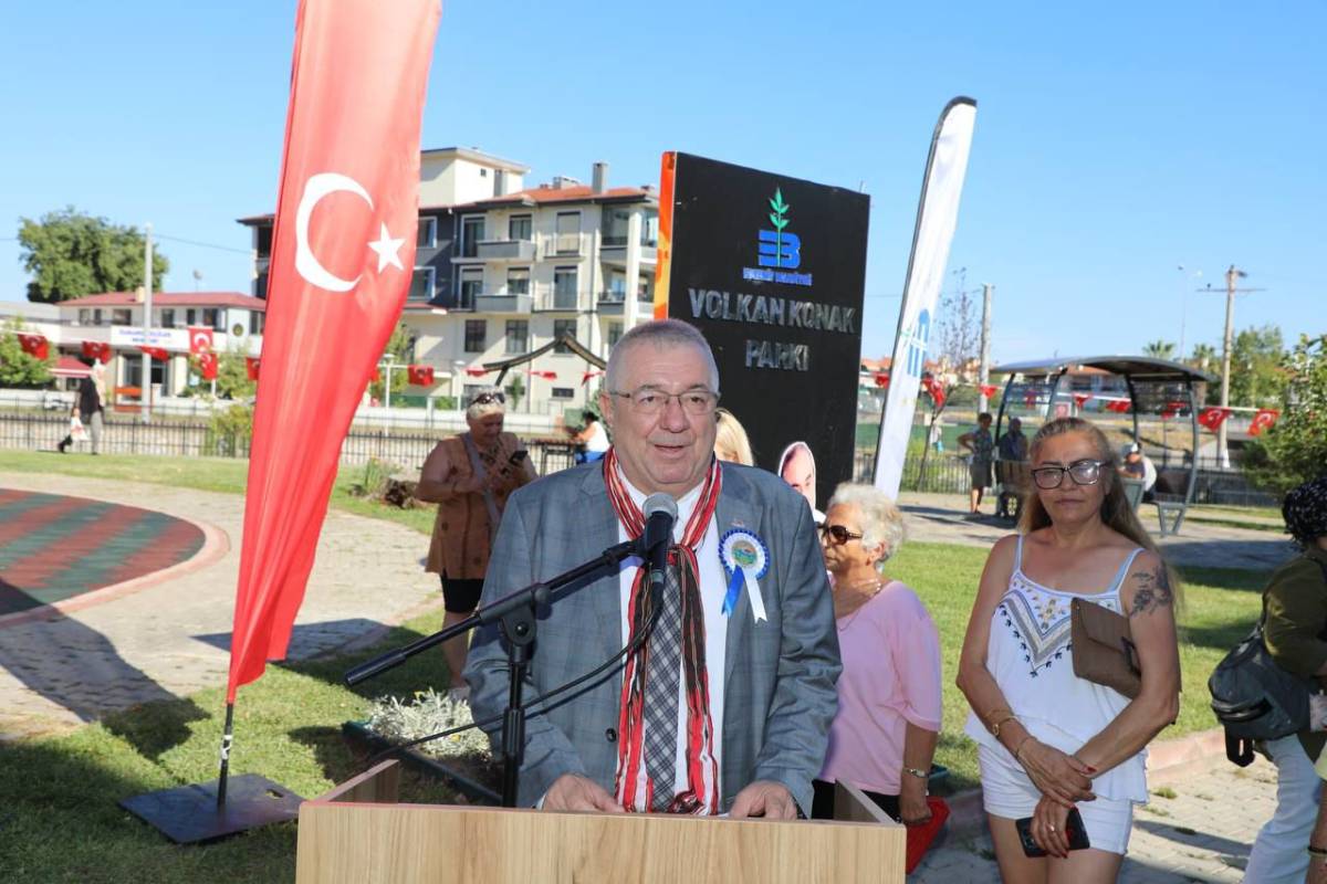 Volkan Konak’ın adı Edremit’te yaşatılıyor