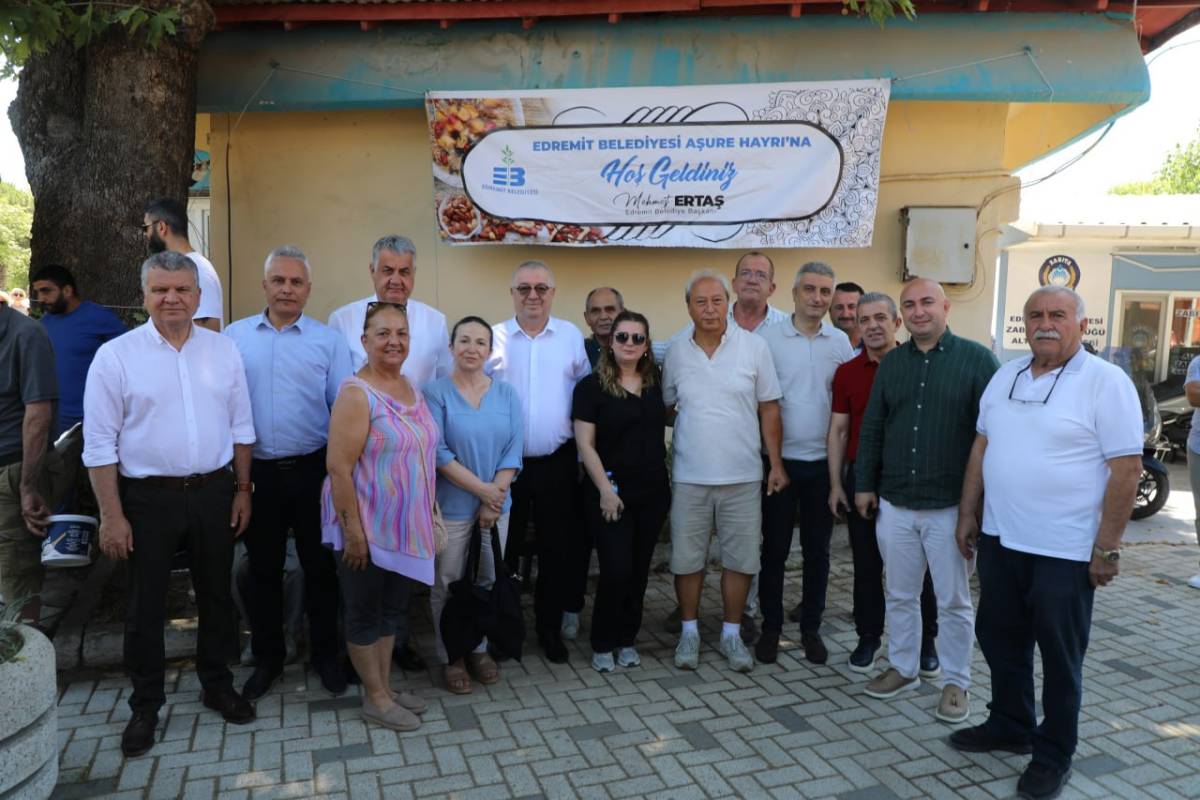Edremit Belediyesi aşure hayırları başladı