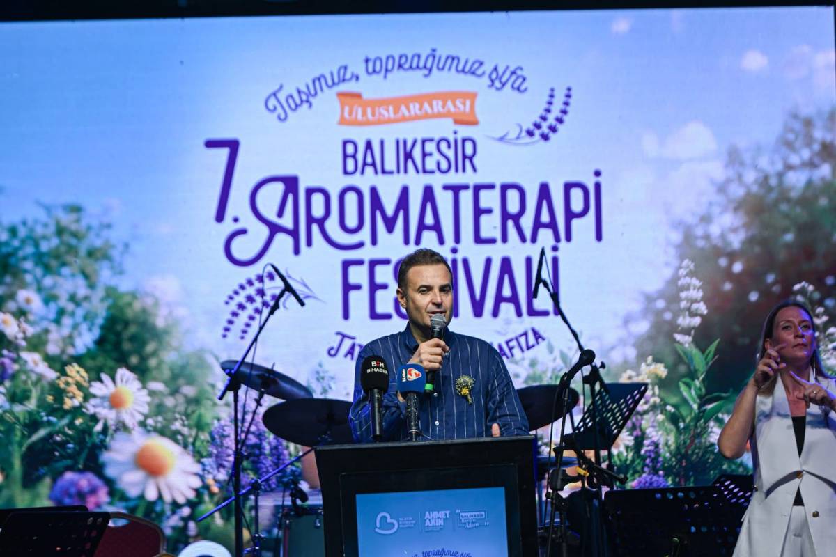 Uluslararası 7. Balıkesir Aromaterapi Festivali kapılarını açtı