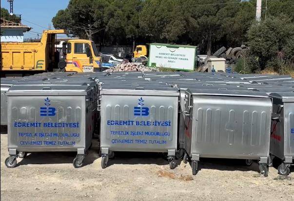 Edremit Belediyesi temizlik altyapısını güçlendiriyor
