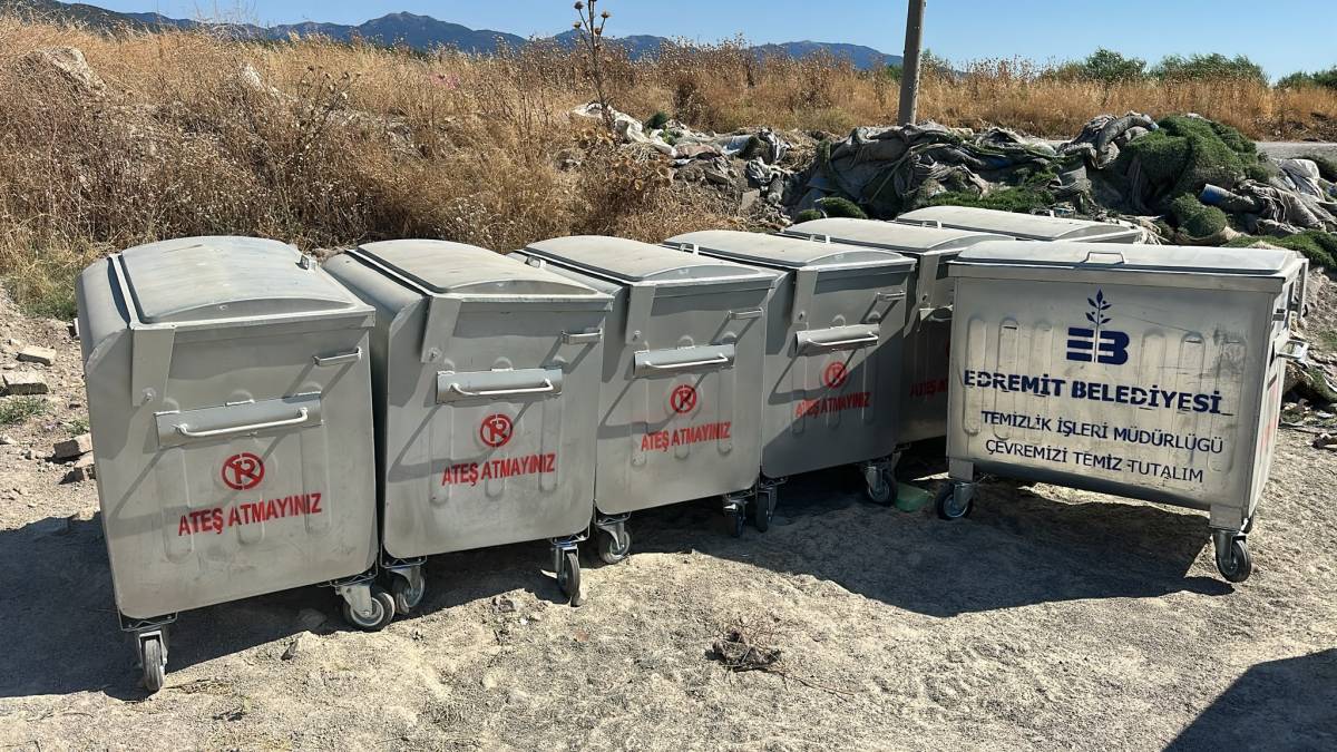 Edremit Belediyesi temizlik altyapısını güçlendiriyor