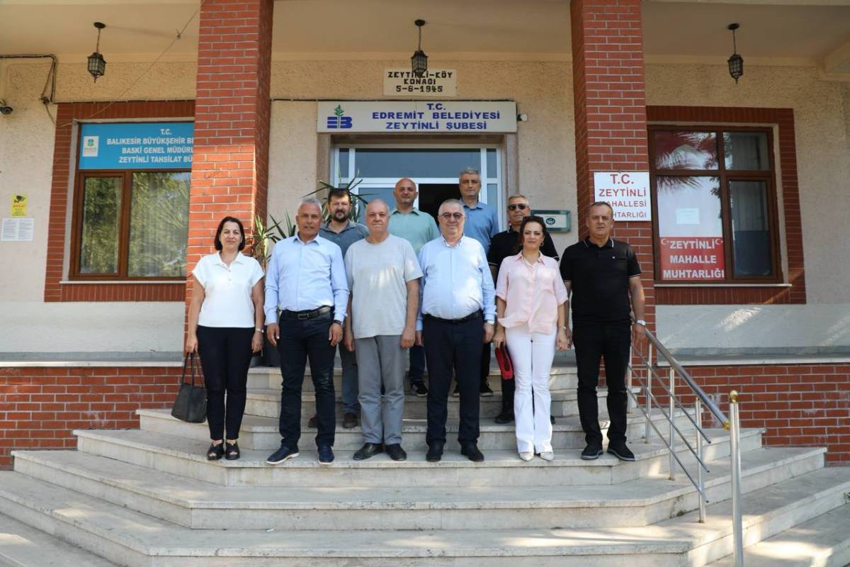 Başkan Ertaş muhtarları tek tek ziyaret etti