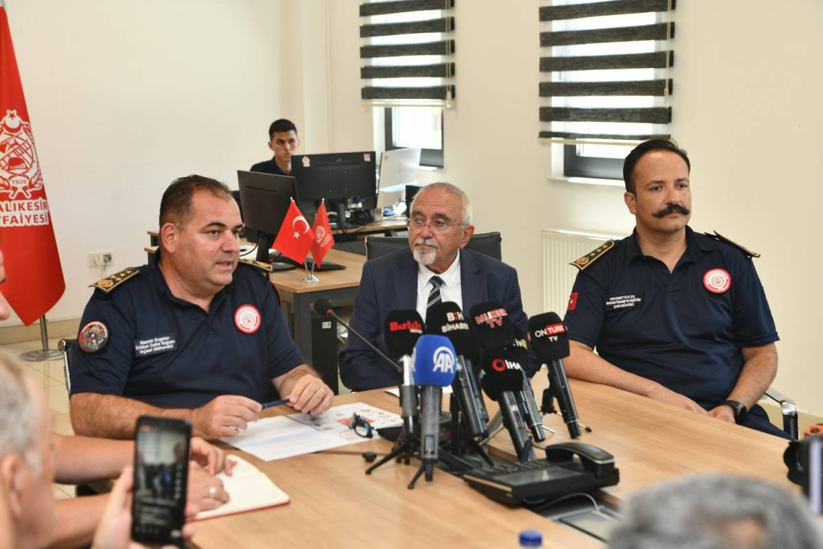 Balıkesir İtfaiyesi Türkiye’nin en iyileri arasında